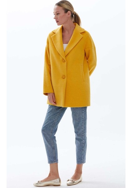 Erkek Yaka Düşük Kol Çift Düğme Kaban fırsatları