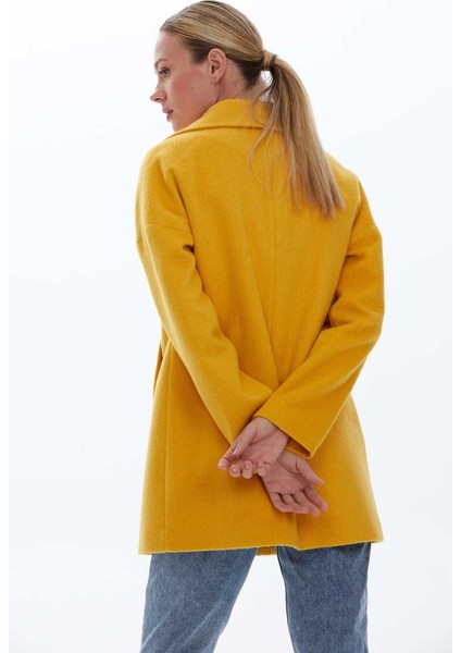 Erkek Yaka Düşük Kol Çift Düğme Kaban indirimleri