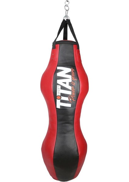 Titan Sport Mma Şekilli Kırmızı - Siyah Boks Torbası