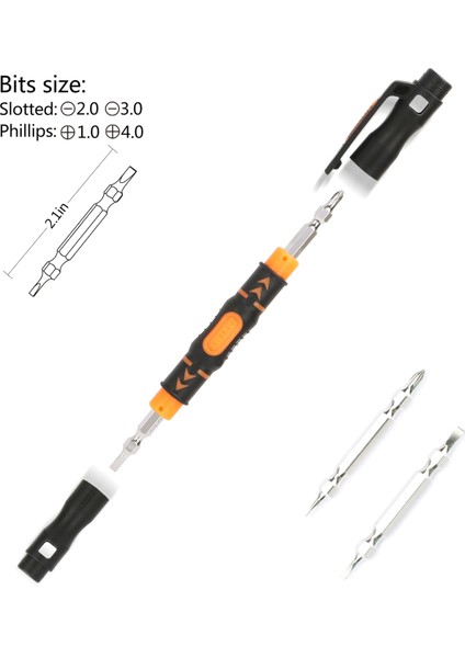 JM-8155 3'ü 1 Arada Çift Kafalı Tornavida Kalemi (Yurt Dışından)