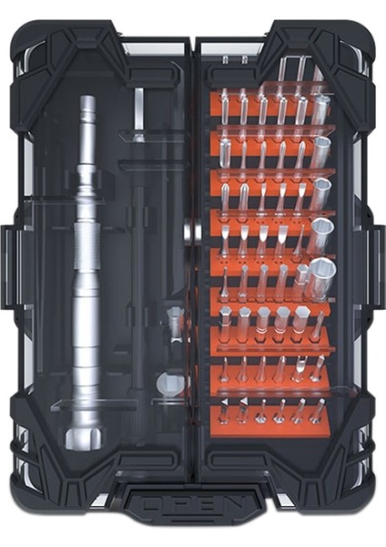 JM-8163 62'si 1 Arada Çok Fonksiyonlu Tornavida Seti (Yurt Dışından)