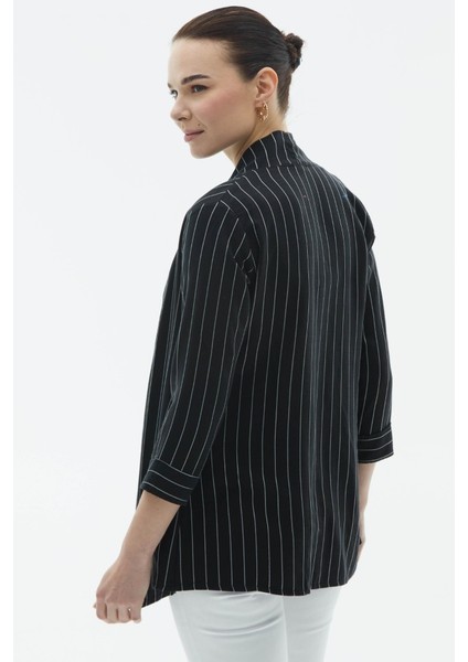 Önü Dökümlü Geniş Çizgili Ceket indirimleri