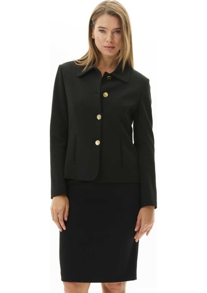 Dört Düğmeli Fleto Cep Ceket