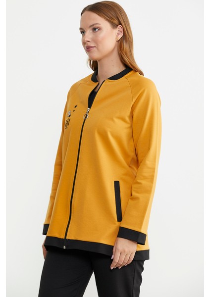 Renk Kombinli Tunik Eşofman Takım - Hardal indirimleri