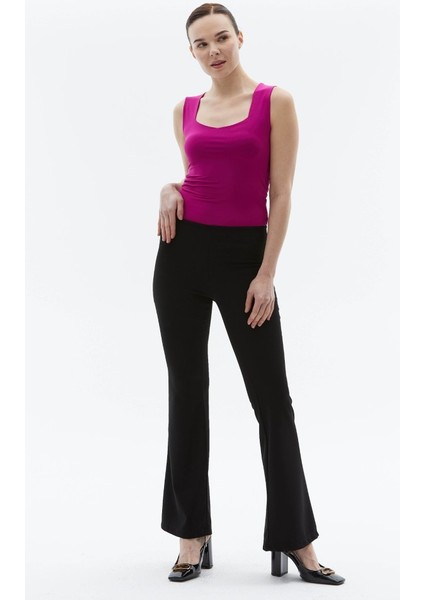 Kendinden Fitilli Ispanyol Paça Pantolon modelleri