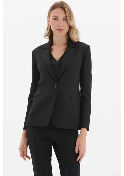 Erkek Yaka Tek Düğme Ceket