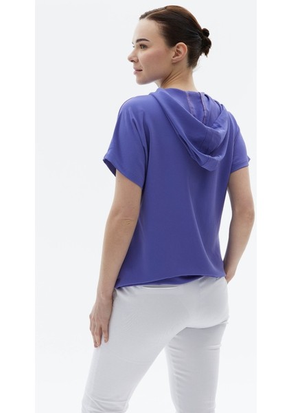 Yakası Fermuarlı Kanguru Cep Bluz indirimleri