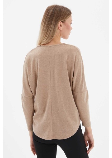 Önü Fermuarlı Büyük Elcikli Triko Bluz fırsatları