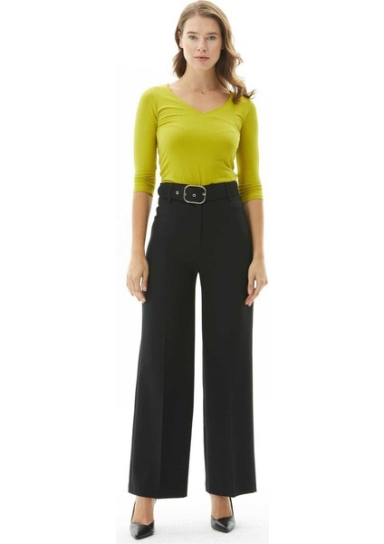 Kendinden Kemerli Bol Paça Pantolon fiyatları