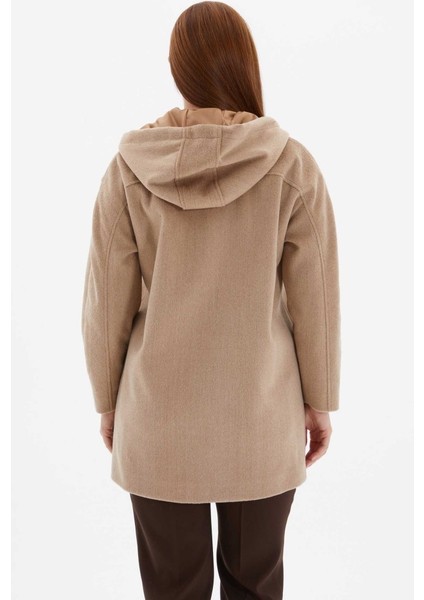 Büyük Beden Fermuarlı Dıştan Cep Kaban indirimleri