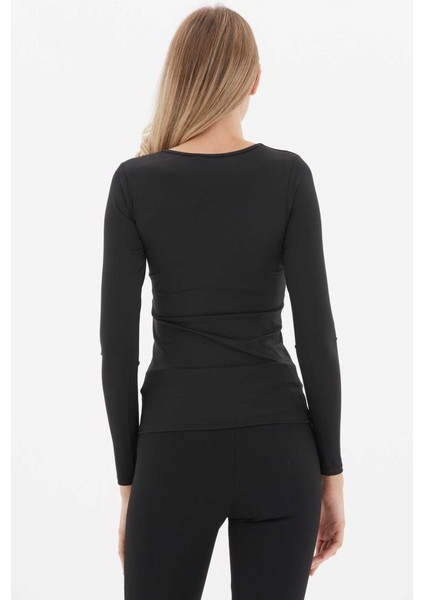 Kare Yaka Uzun Kol Penye Bluz fırsatları