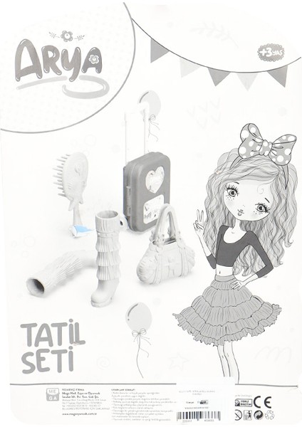 Arya'nın Tatil Seti Kareli Desen Elbiseli modelleri