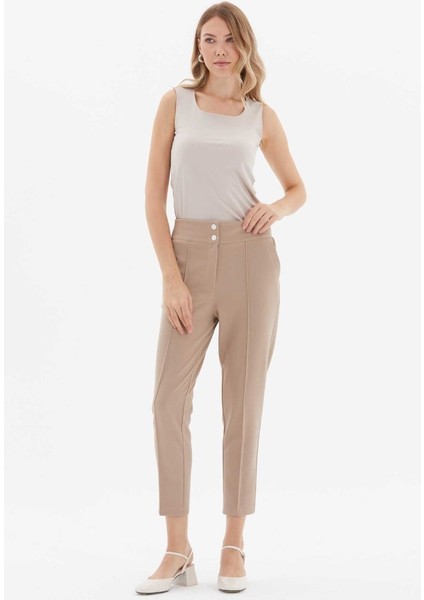 Beli Geniş Lastikli Süs Cep Dar Paça Pantolon fırsatları