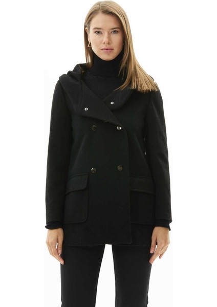 Kruvaze Çıtçıtlı Kaban