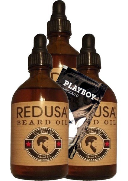 DOLCE2:0333 Beard Oil 3'lü Sakal Bakım Yağı 100 ml + 1 Adet Jel Hediye