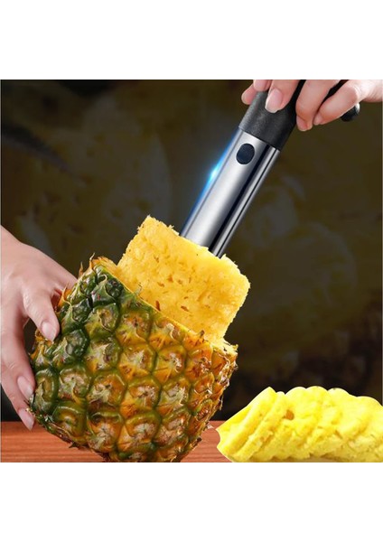 Ananas Çekirdek Çıkarıcı ve Dilimleyici Kullanımı Kolay Ananas Çekirdek Çıkarıcı ve Ananas Kesici - Ananas Dilimleyici (Yurt Dışından)