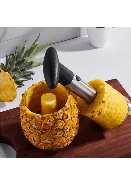 Ananas Çekirdek Çıkarıcı ve Dilimleyici Kullanımı Kolay Ananas Çekirdek Çıkarıcı ve Ananas Kesici - Ananas Dilimleyici (Yurt Dışından)