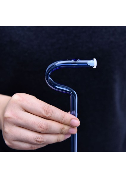 Temizleme Fırçalı Şeffaf Yeniden Kullanılabilir Önleyici Cam Pipet - Turuncu (Yurt Dışından)