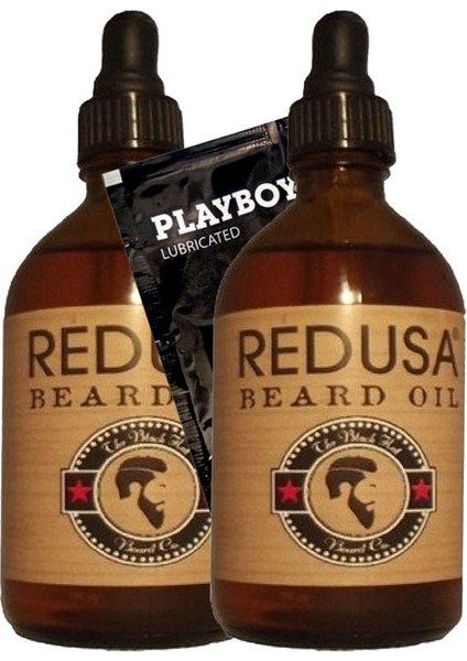 Sakal Bakım Yağı HAZNE2:0305 Redusa Beard Oil 2 Adet 100 ml + Yanında Jel