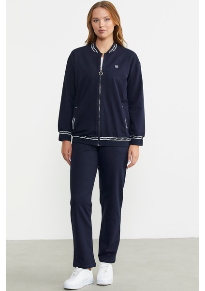 Triko Kombinli Tunik Eşofman Takım - Lacivert fiyatları