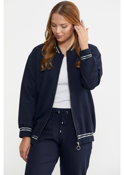 Triko Kombinli Tunik Eşofman Takım - Lacivert modelleri