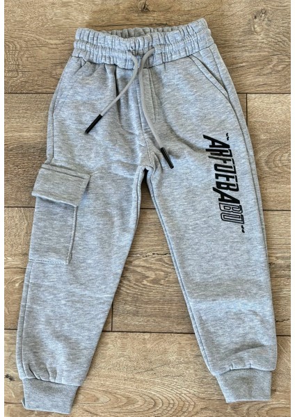 3 Iplik Baskılı Erkek Çocuk Eşofman Altı