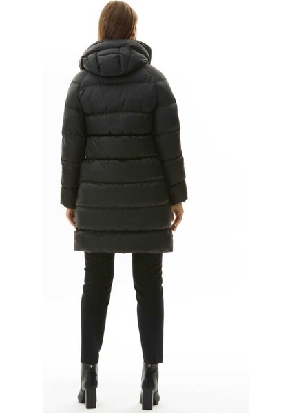 Kendinden Kapüşonlu Grogrenli Uzun Mont indirimleri