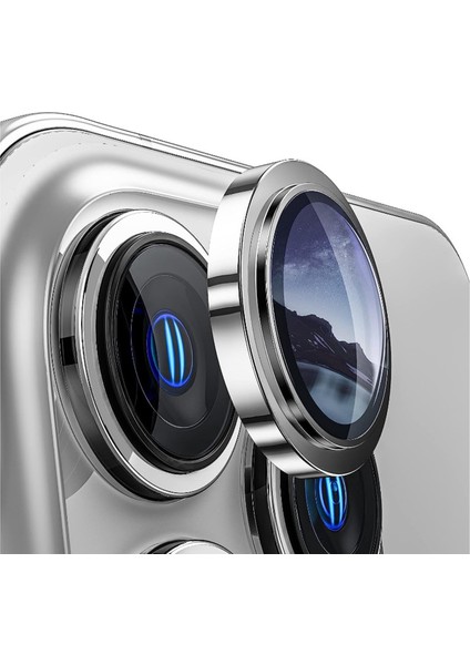 Apple iPhone 14 Pro Max Uyumlu Safir Lens Kamera Cam Koruyucu