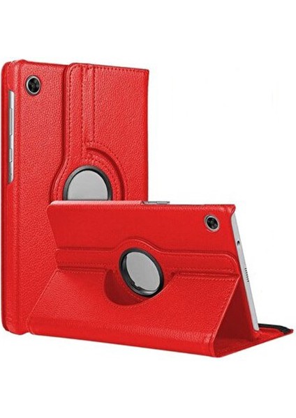 Honor Pad X8 Uyumlu 3 Kameralı Döner Standlı Kapaklı Kılıf
