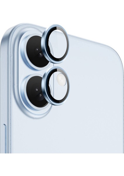 Apple iPhone 16 Uyumlu Safir Lens Kamera Cam Koruyucu