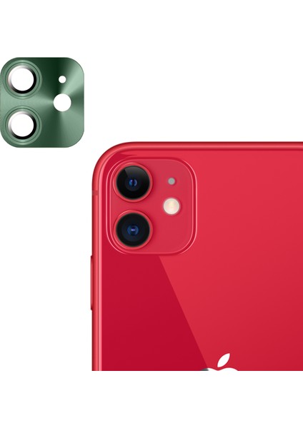 Apple iPhone 12 Uyumlu Metalik Seri Kamera Cam Koruyucu