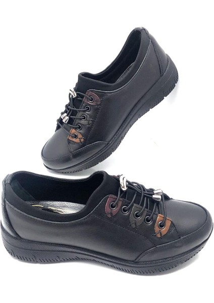 Hakiki Deri Tam Ortpedik Rahat Hafif Kadın Anne Ayakkabısı modelleri