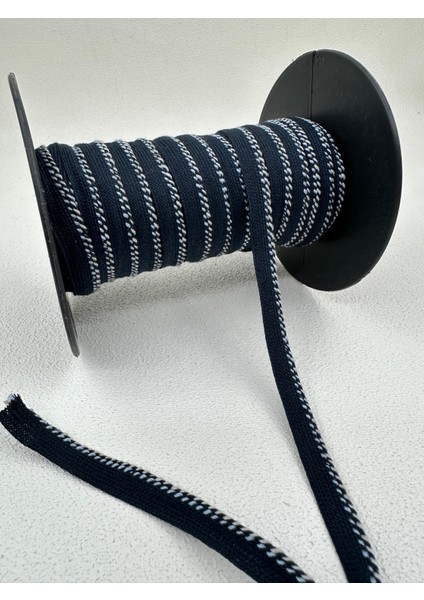 1 cm Arabiye Şerit-5 Metre-Lacivert