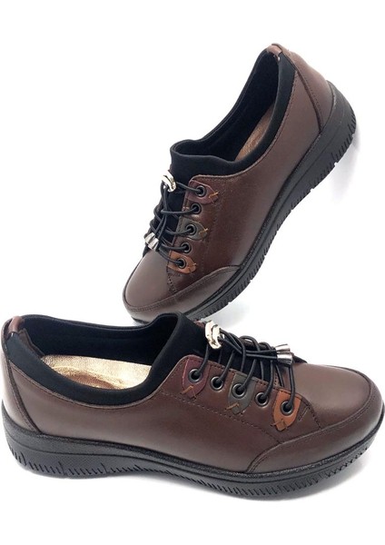 Hakiki Deri Tam Ortpedik Rahat Hafif Kadın Anne Ayakkabısı fırsatları