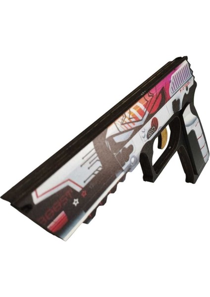 Ahşap Cs - Go Boost Protocol Five Seven Skin Kaplama Lastik Atan Tabanca