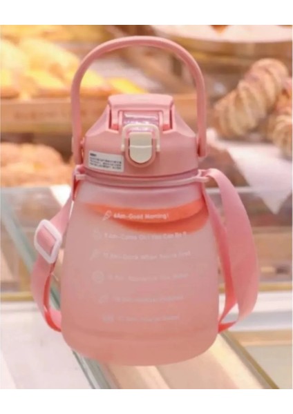 Krizantem Motivasyon Su Matarası 1300 Ml. Hareketli Günlerin. Serin Yol Arkadaşı Dayanıklı ve Orijinal