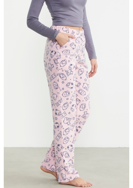 Polar Desenli Kışlık Tek Alt - Pembe fırsatları