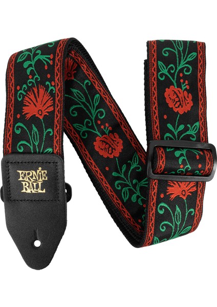 Classic Jacquard Guitar/Bass Strap - Western Rose