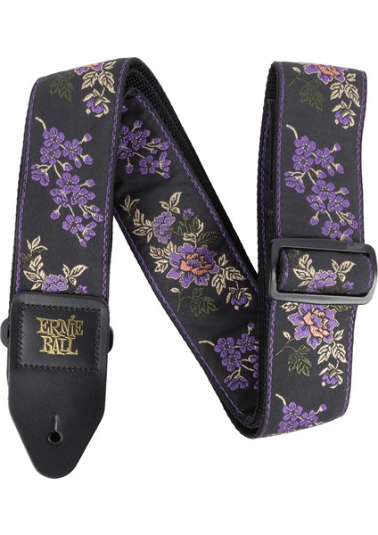 Classic Jacquard Gitar/Bas Gitar Askısı - Lavender Blossom