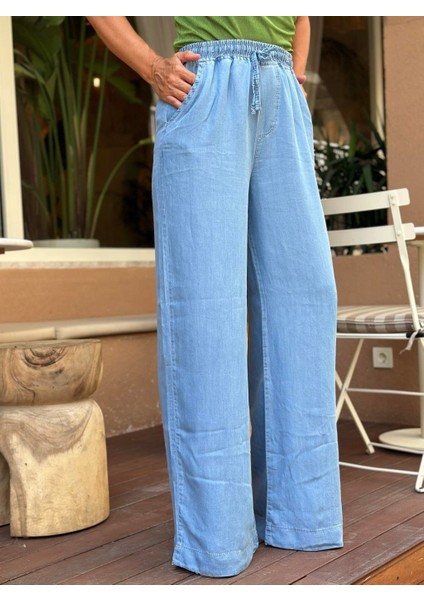 2418 Kadın Ince Yazlık Jeans Kot Denim Pantolon - Kar