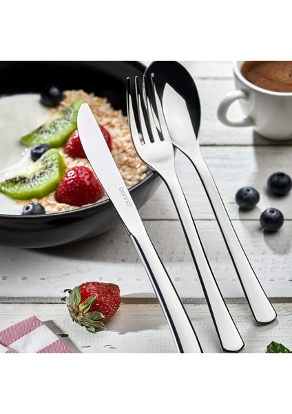 Vogue 12 Adet 21 cm Çelik Yemek Kaşığı modelleri