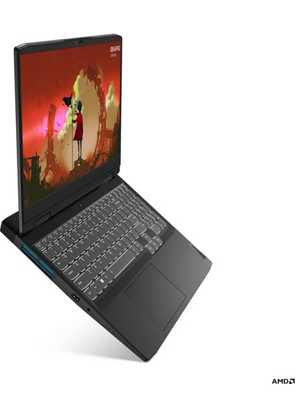 Ideapad Gaming 3 Amd Ryzen 5 7535HS 8gb 512GB SSD Rtx 3050 (6 Gb) 15.6 120Hz Fhd Freedos 82SB00RHTX Dizüstü Bilgisayar - Lenovo Çanta WZ01