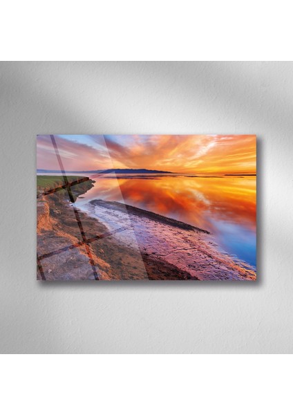 Gün Batımı Manzara Cam - 46x72