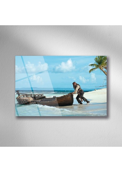 Karayip Korsanları Deniz Manzara Cam - 25*35