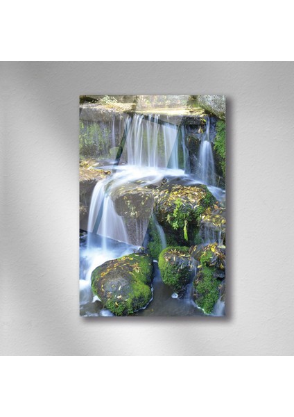 Taşlar Akar Su Doğa Manzara Cam - 25*35