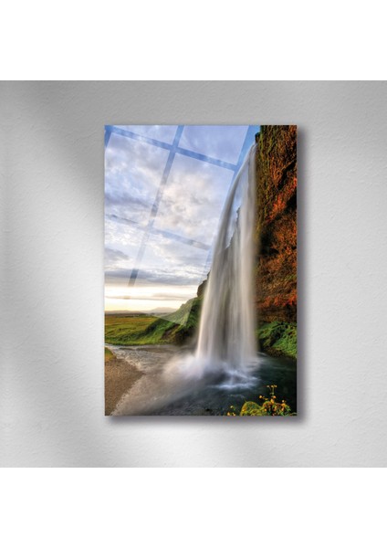 Şelale Doğa Manzara Cam - 25*35