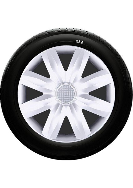 Alfa Romeo Uyumlu 14 Inc Kırılmaz Sks Jant Kapağı 1 Takım 4 Adet No:221