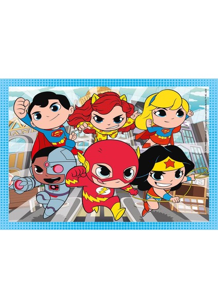 4 In 1 Puzzle Dc Super Friends 70 Parça 21520