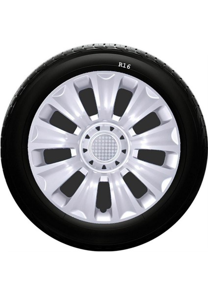 Chery Uyumlu 16 Inc Kırılmaz Sks Jant Kapağı 1 Takım 4 Adet No:424