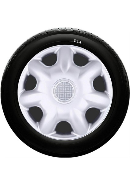 Chevrolet Uyumlu 14 Inc Kırılmaz Sks Jant Kapağı 1 Takım 4 Adet No:218